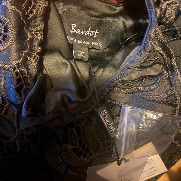 New with tag! Bardot Womens Lace Halter Midi Dress - Picture 6 of 7